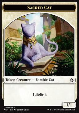 Sacred Cat Token (White 1/1)