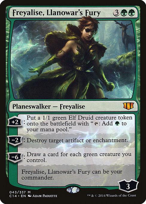 Freyalise, Llanowar's Fury (V.1)