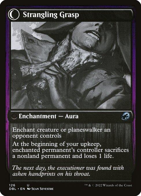 Vengeful Strangler // Strangling Grasp (back)