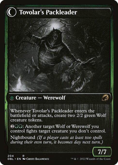 Tovolar's Huntmaster // Tovolar's Packleader (back)