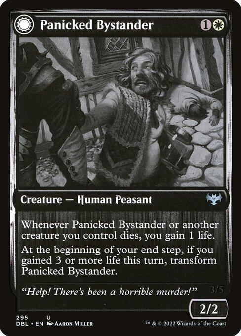 Panicked Bystander // Cackling Culprit (front)