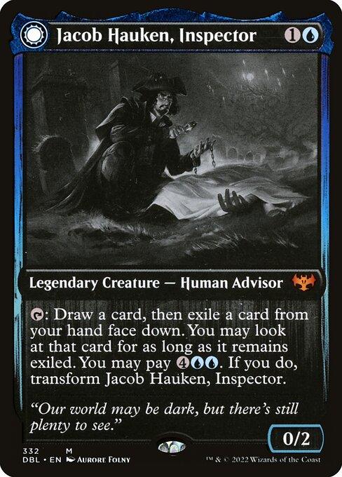 Jacob Hauken, Inspector // Hauken's Insight (front)