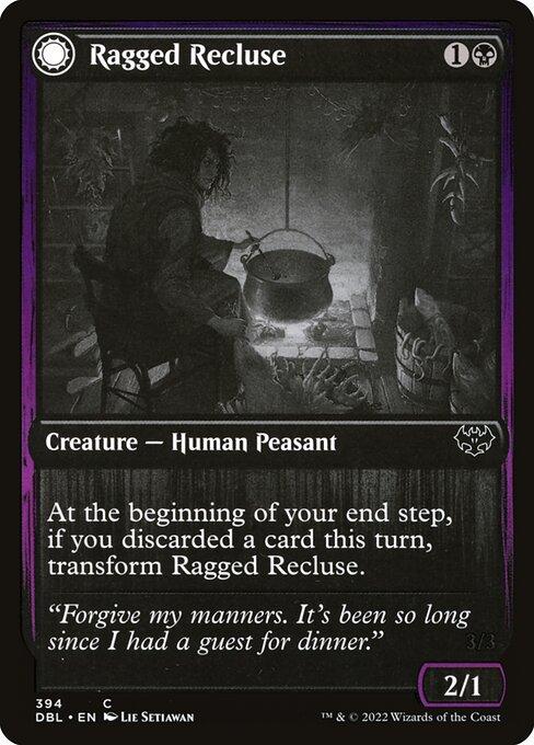 Ragged Recluse // Odious Witch (front)