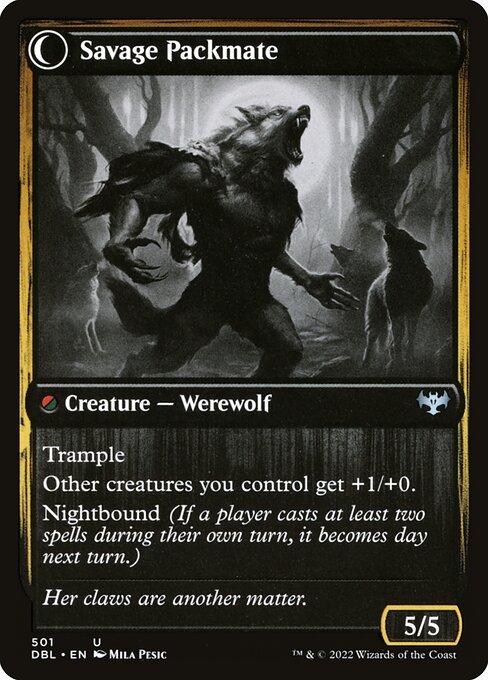 Child of the Pack // Savage Packmate (back)