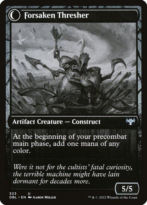 Foreboding Statue // Forsaken Thresher (back)