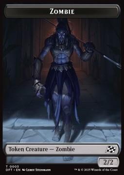 Zombie Token (B 2/2) // Zombie Token (B 2/2 Decayed)
