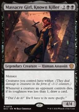 Massacre Girl, Known Killer