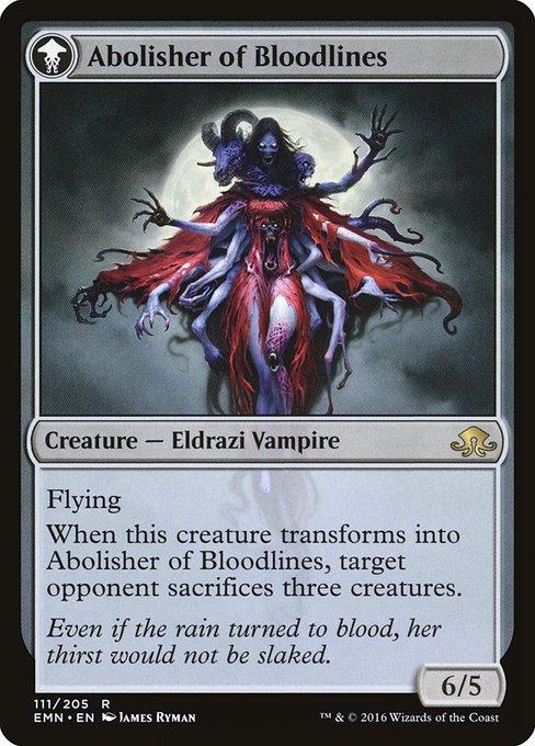 Voldaren Pariah / Abolisher of Bloodlines (back)