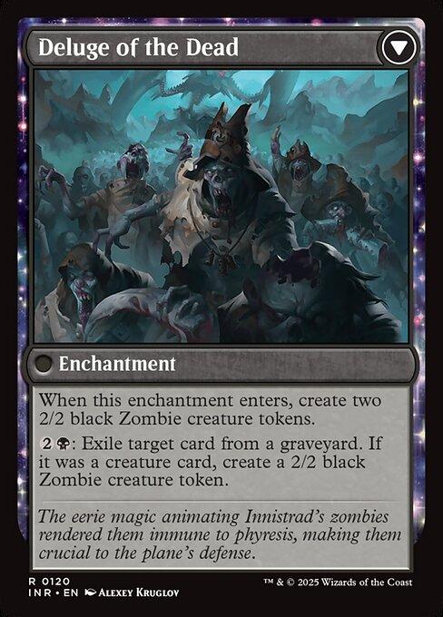Invasion of Innistrad // Deluge of the Dead (back)
