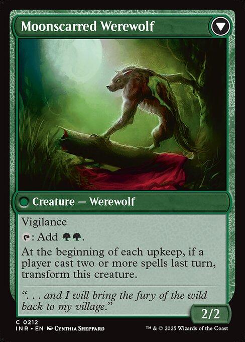 Scorned Villager / Moonscarred Werewolf (back)