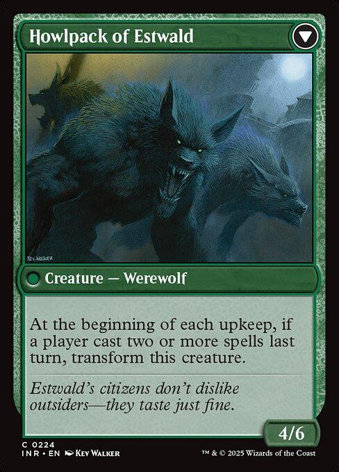 Villagers of Estwald / Howlpack of Estwald (back)