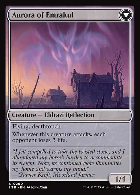 Cryptolith Fragment / Aurora of Emrakul (back)