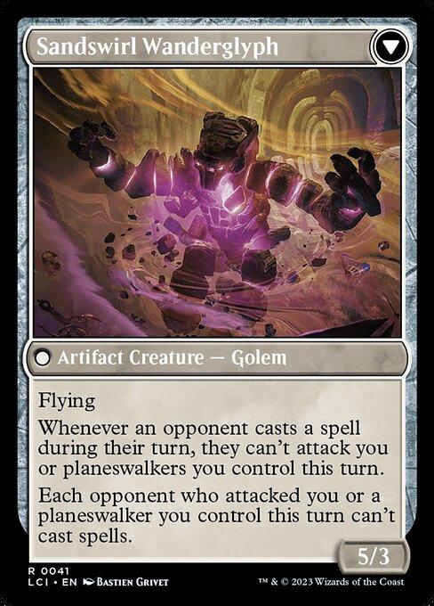 Unstable Glyphbridge // Sandswirl Wanderglyph (back)