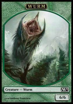 Wurm Token (Green 6/6)