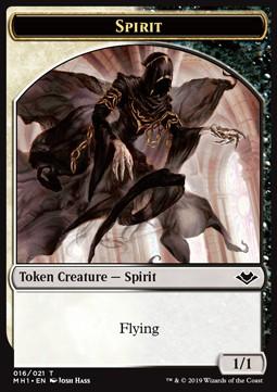 Spirit Token (WB 1/1) // Golem Token (A 3/3)