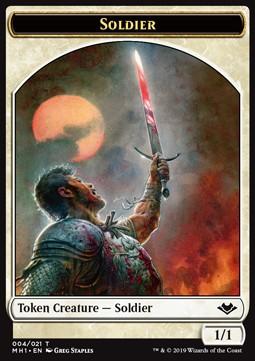 Soldier Token (W 1/1) // Marit Lage Token (B 20/20)