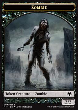 Zombie Token (B 2/2) // Wrenn and Six Emblem
