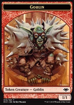 Goblin Token (R 1/1) // Elephant Token (G 3/3)