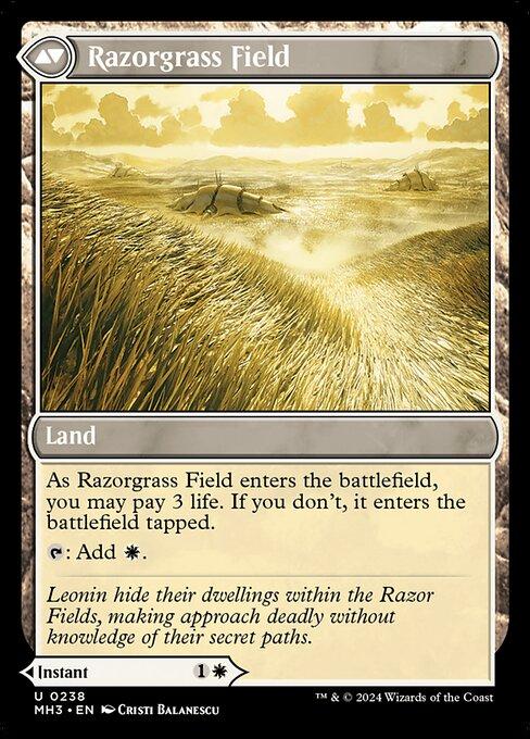 Razorgrass Ambush // Razorgrass Field (back)