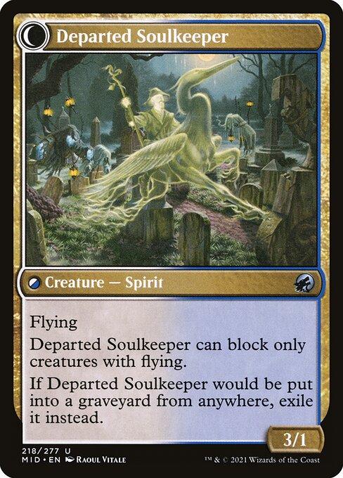 Devoted Grafkeeper // Departed Soulkeeper (back)