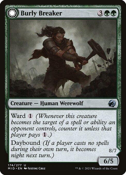 Burly Breaker // Dire-Strain Demolisher (front)