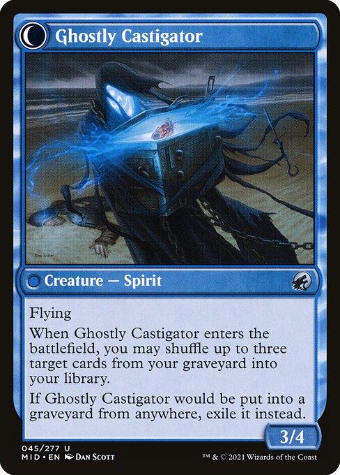 Covetous Castaway // Ghostly Castigator (back)