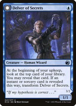 Delver of Secrets / Insectile Aberration
