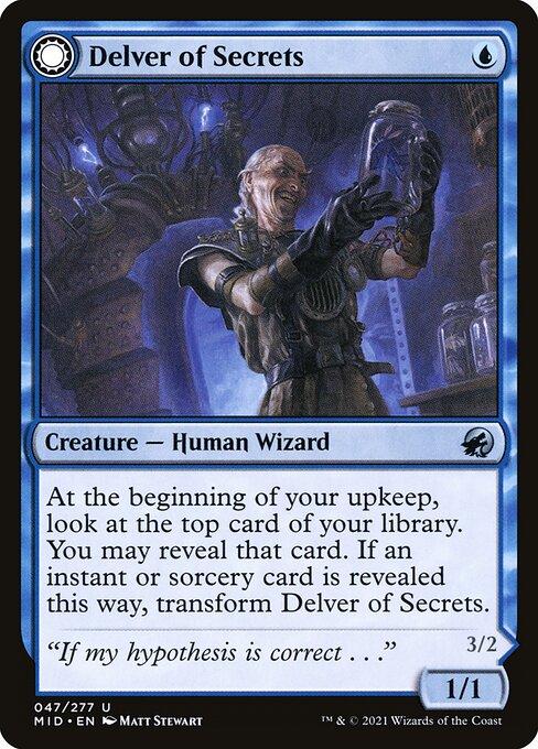 Delver of Secrets / Insectile Aberration