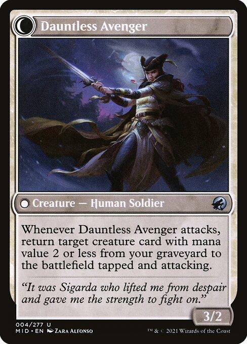 Bereaved Survivor // Dauntless Avenger (back)