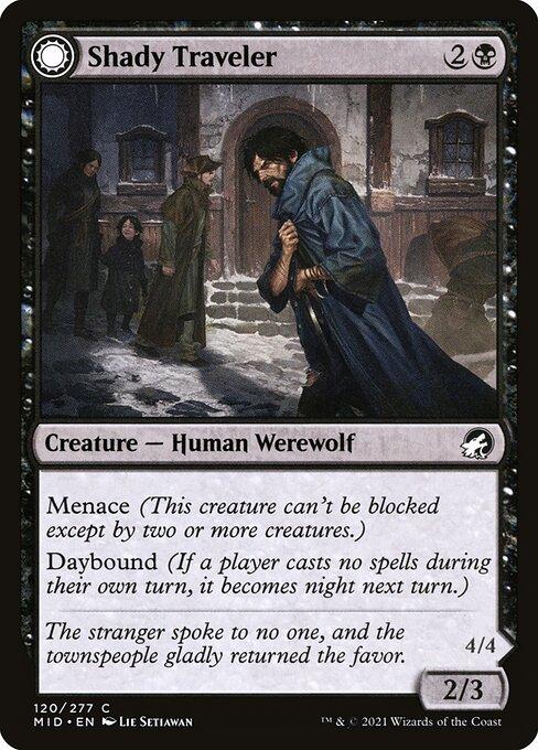 Shady Traveler // Stalking Predator (front)
