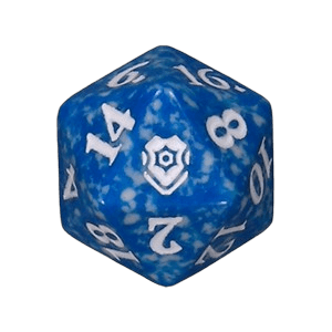 Commander Legends: Battle for Baldur's Gate: D20 Die (Blue)