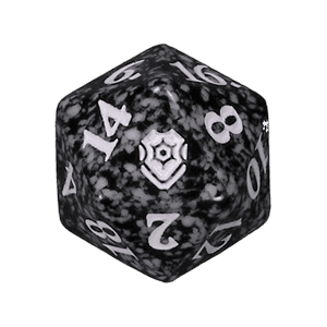 Commander Legends: Battle for Baldur's Gate: D20 Die (Black)
