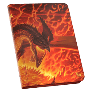 Tarkir: Dragonstorm: "Magmatic Hellkite" Zipfolio 360 Xenoskin 9-Pocket Binder
