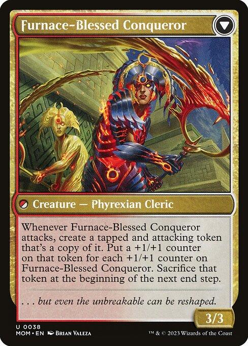 Sun-Blessed Guardian // Furnace-Blessed Conqueror (back)