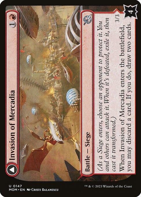 Invasion of Mercadia // Kyren Flamewright (front)