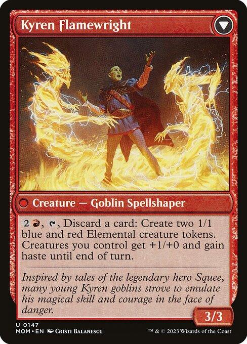 Invasion of Mercadia // Kyren Flamewright (back)