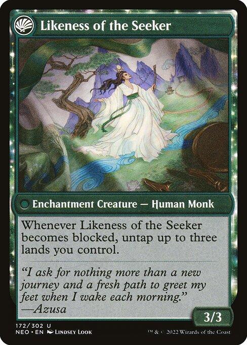 Azusa's Many Journeys // Likeness of the Seeker (back)