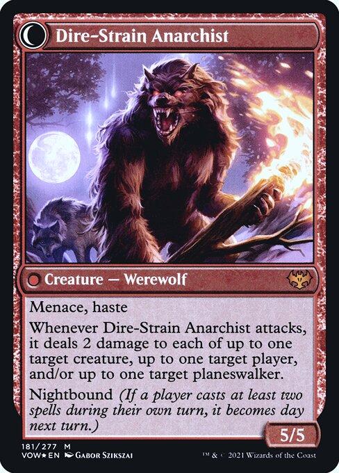 Volatile Arsonist // Dire-Strain Anarchist (V.1) (back)
