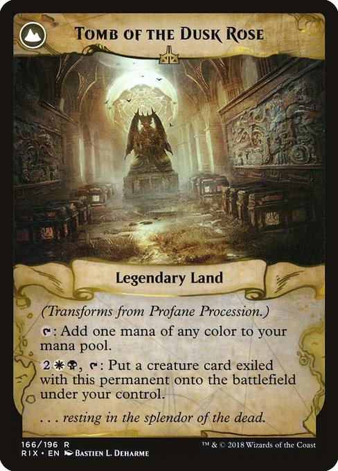 Profane Procession // Tomb of the Dusk Rose (back)