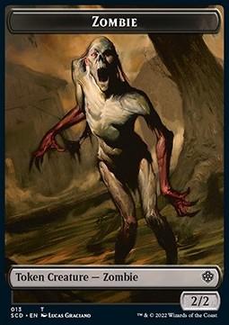 Zombie Token (B 2/2) // Zombie Army Token (B 0/0)
