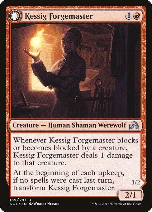 Kessig Forgemaster / Flameheart Werewolf