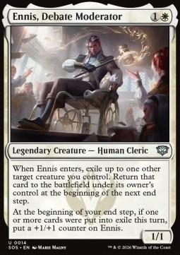 Ennis, Debate Moderator