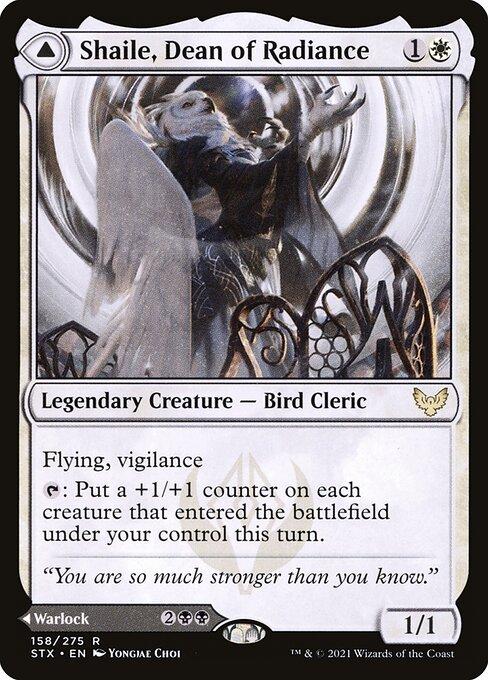 Shaile, Dean of Radiance // Embrose, Dean of Shadow (front)