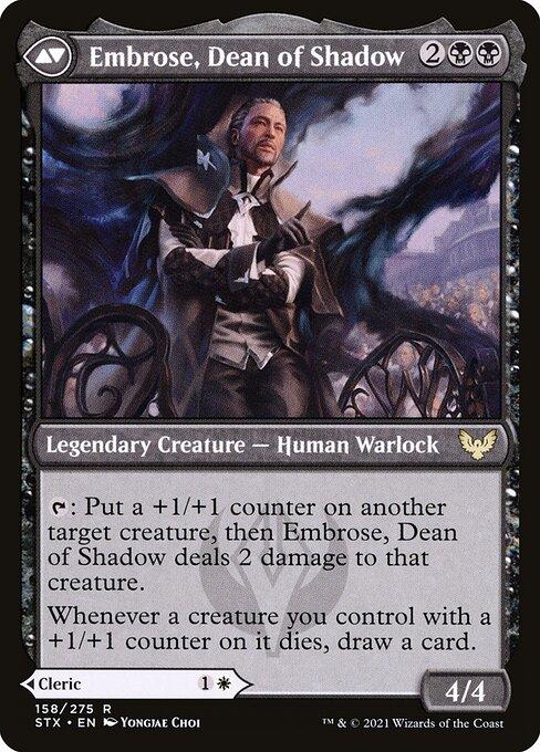 Shaile, Dean of Radiance // Embrose, Dean of Shadow (back)