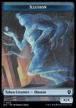 Illusion Token (U */*) // Goblin Token (R 1/1)