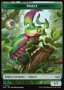 Insect Token (G 1/1) // Manifest Token (C 2/2)