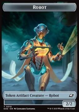 Robot Token (A 2/2) // Tezzeret, Cruel Captain Emblem