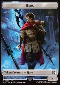 Hero Token (W 1/1) // Bird Token (G 2/2) (V.2)