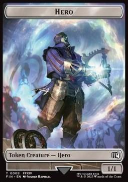 Hero Token (W 1/1) // Bird Token (G 2/2) (V.3)