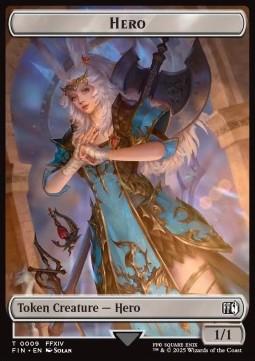 Hero Token (W 1/1) // Elemental Token (2/2 all colors)
